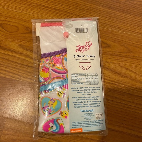 JoJo Briefs 3 pair size 6 (HG) - Picture 8 of 10